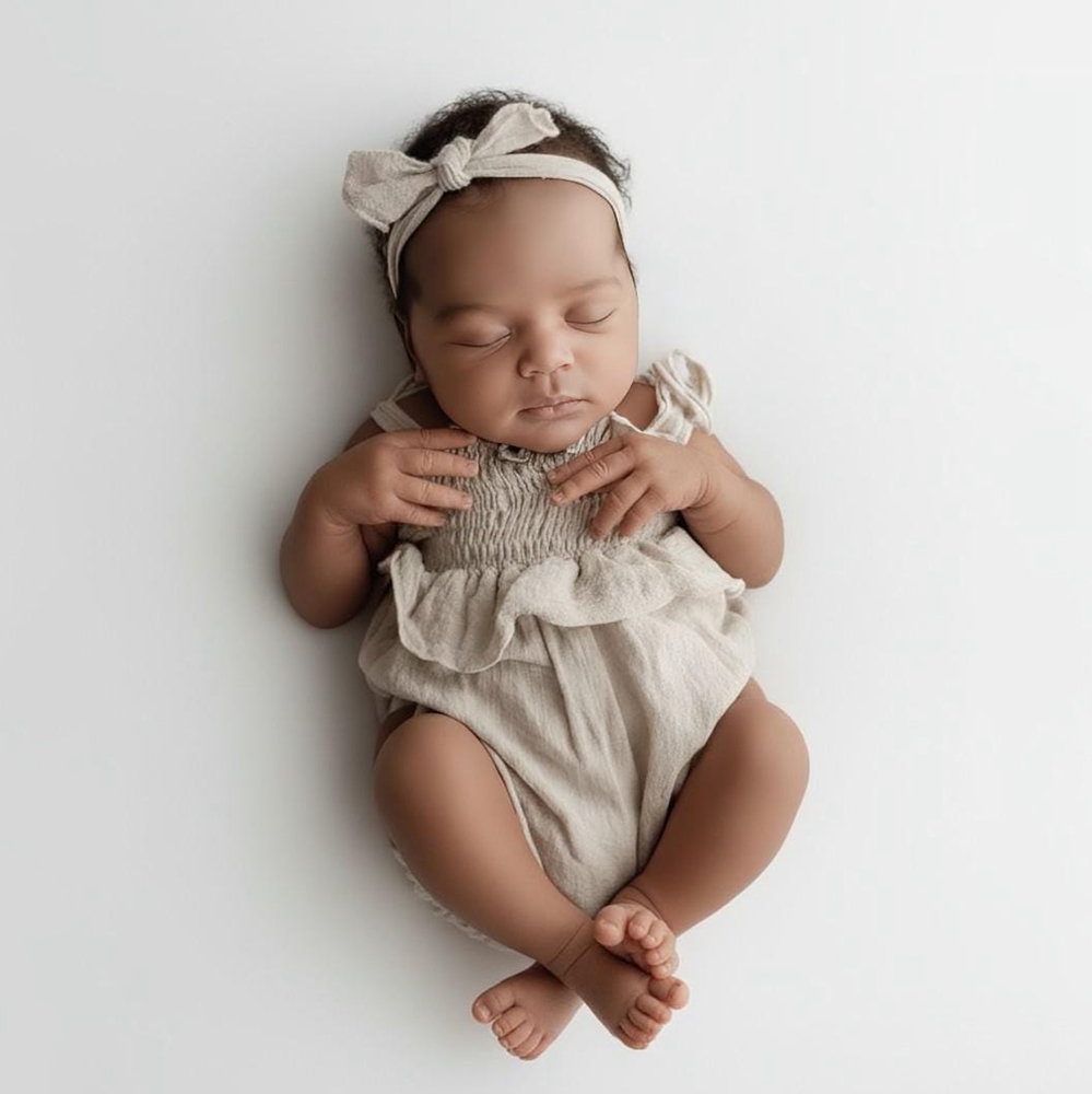 Baby Clothing Brands - ملابس تصوير للمواليد الجدد، رومبير أصفر