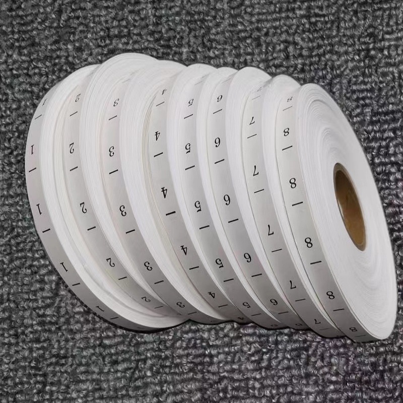 Baby Clothing Labels - 3000 قطعة/لفة ملصقات أرقام من 1