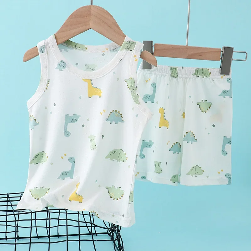 Baby Sleep Suit - بدلة صيفية للأطفال من القطن والخيزران،