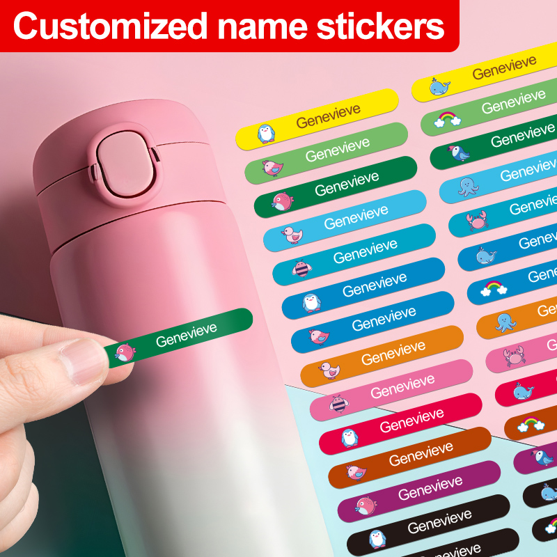 Baby Clothing Labels - ملصقات اسم مخصصة مقاومة للماء للأطفال