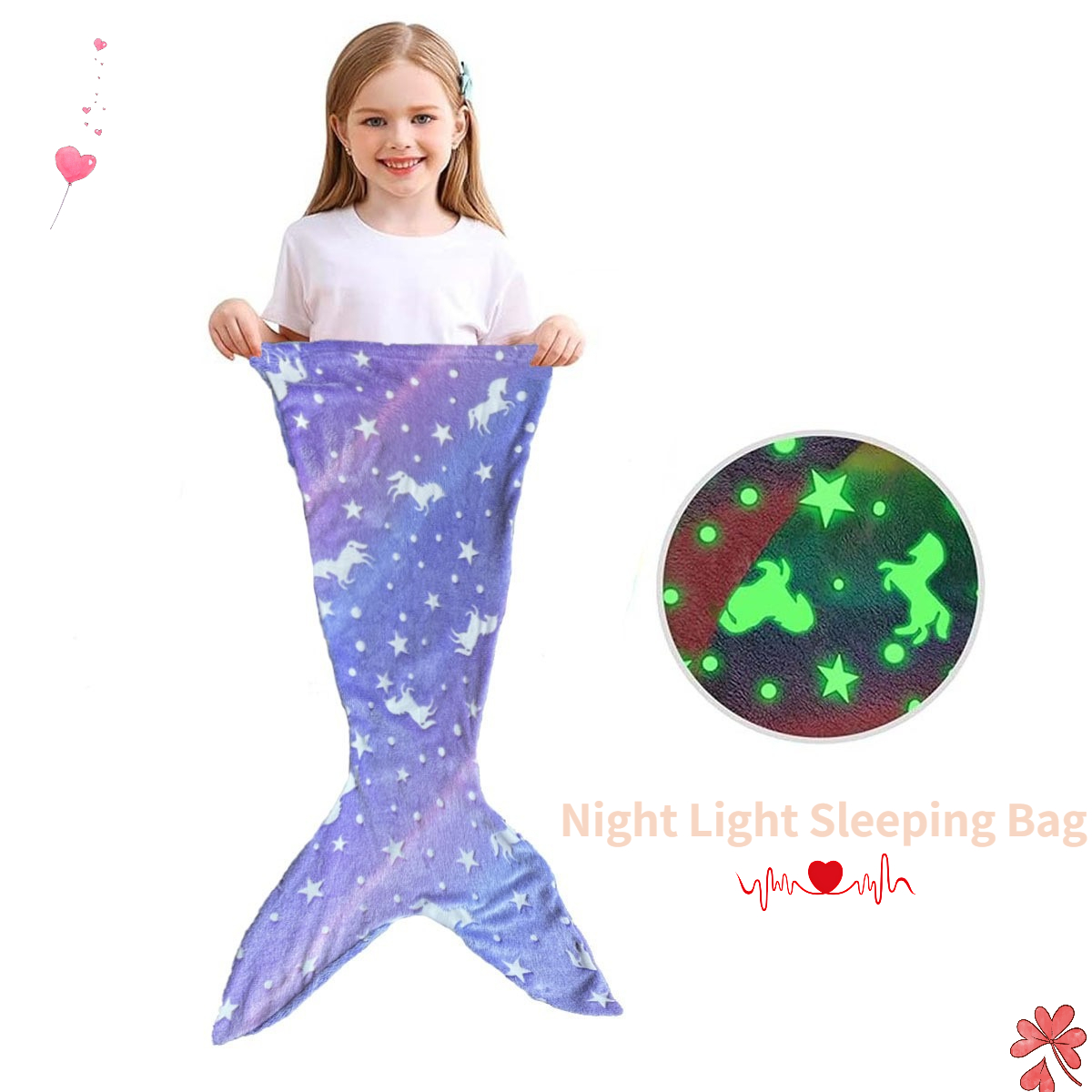 Fleece Sleep Bag - كيس نوم على شكل ذيل حورية