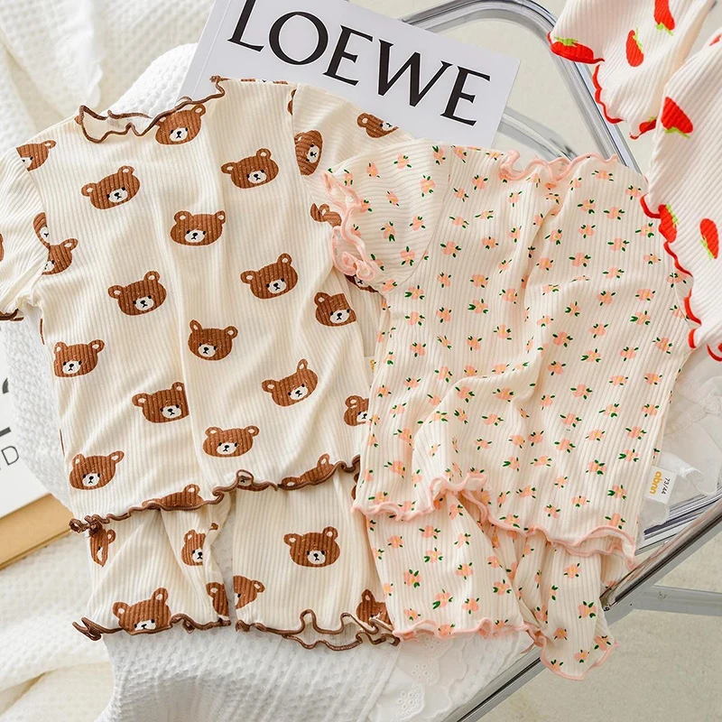 Baby Sleep Suit - طقم بيجامة صيفي قطني كاجوال بتصميم