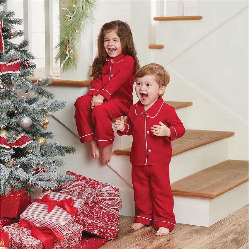 Baby Gown Nightwear - الأطفال عيد الميلاد pjs منامة ملابس