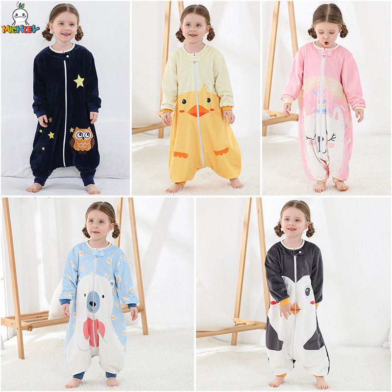 Fleece Sleep Bag - ميشلي-لطيف الكرتون بطة كيس النوم ،