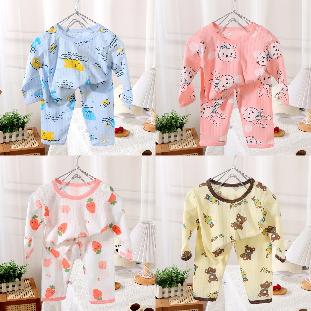 ملابس منزلية قطنية جديدة للأطف - مراجعة Baby Sleep Suit وسعره