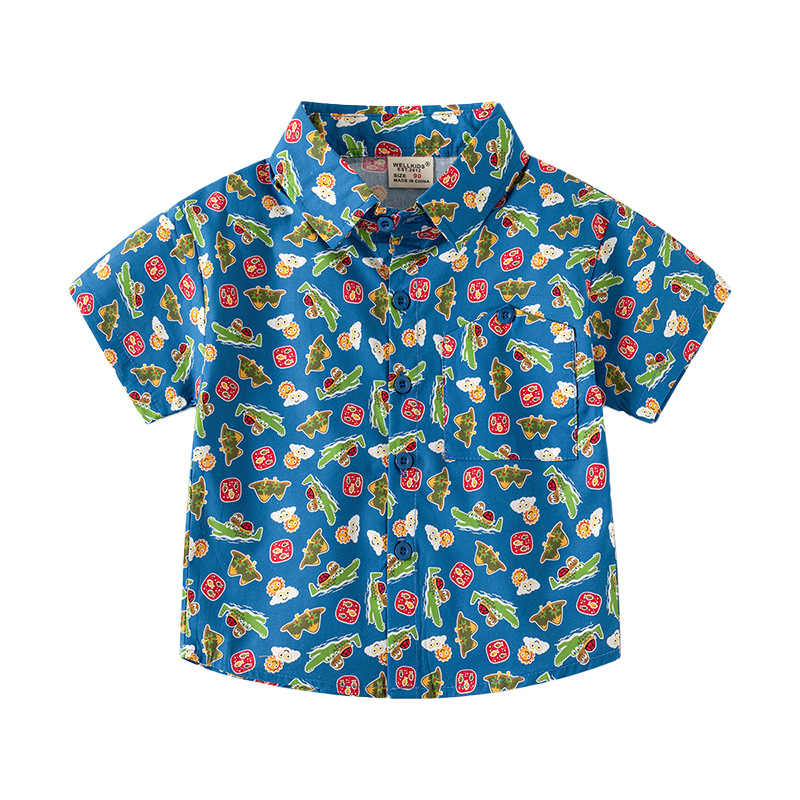 قميص مطبوع للأولاد 2025 ملابس  - مراجعة Baby Clothing Korea وسعره