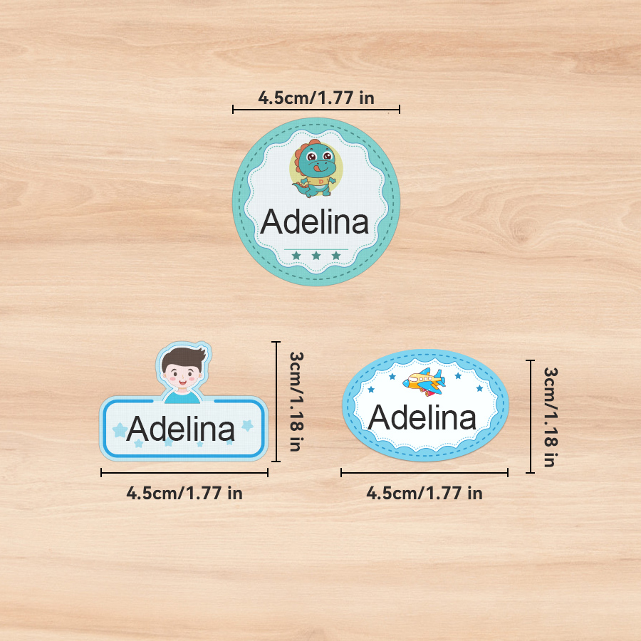 علامات أسماء مدرسة مخصصة للأطف - مراجعة Baby Clothing Labels وسعره