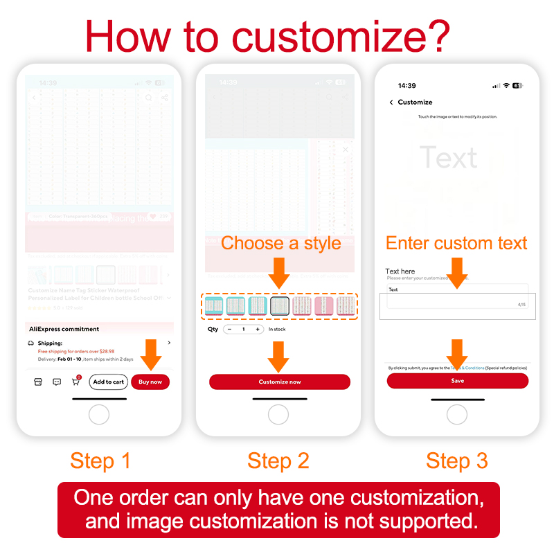 علامات أسماء مدرسة مخصصة للأطف - مراجعة Baby Clothing Labels وسعره