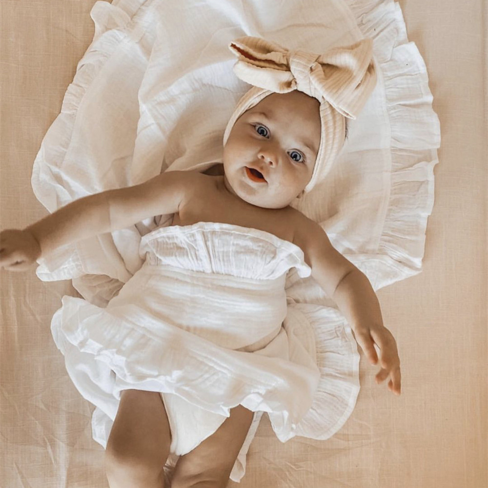INS تكدرت الشاش الطفل قماط الب - مراجعة Baby Clothing Organic Cotton وسعره