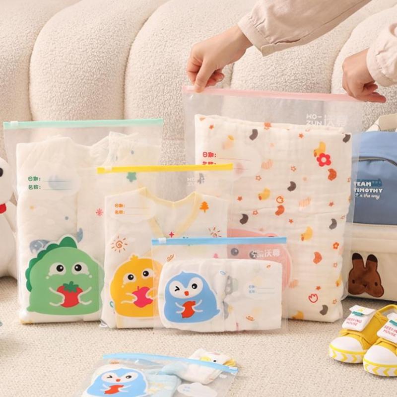 5 قطع من أكياس تخزين ملابس الأ - مراجعة Baby Clothing Labels وسعره