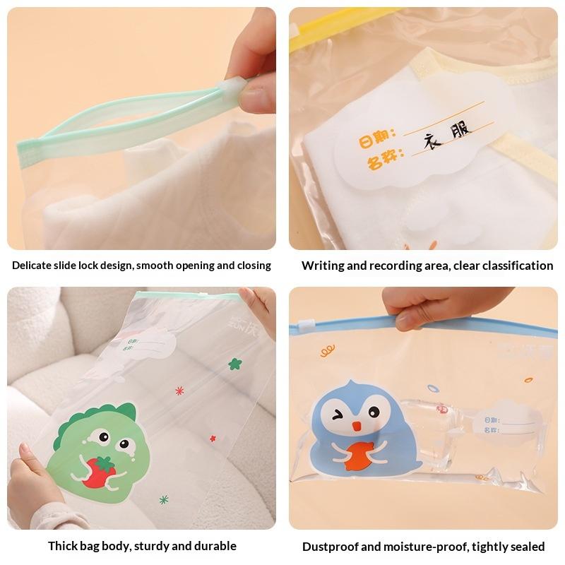 5 قطع من أكياس تخزين ملابس الأ - مراجعة Baby Clothing Labels وسعره