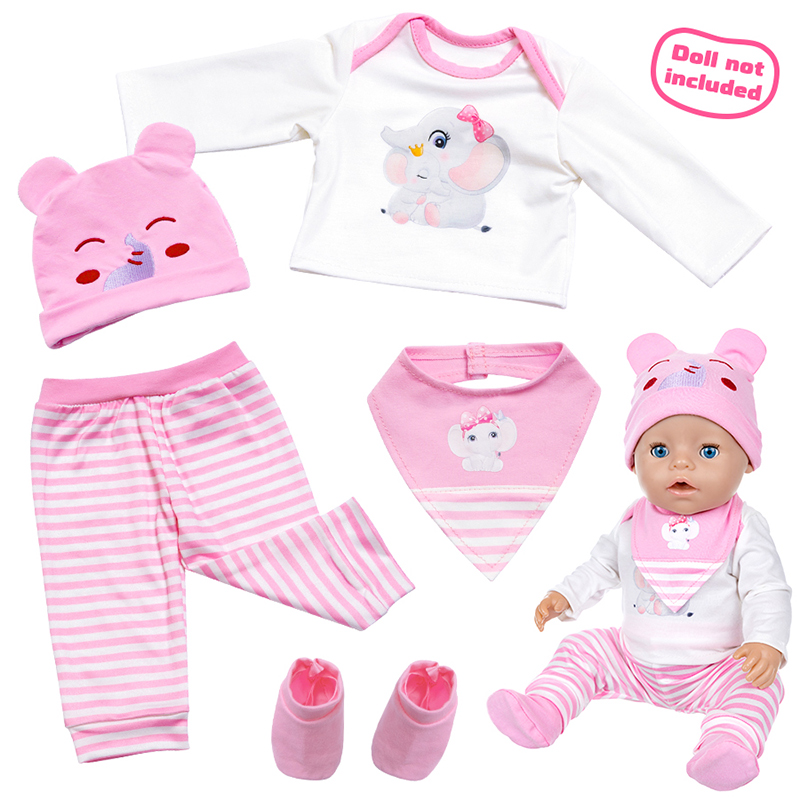 مجموعة ملابس للدمى مقاس 16-18  - مراجعة Baby Clothing Essentials وسعره