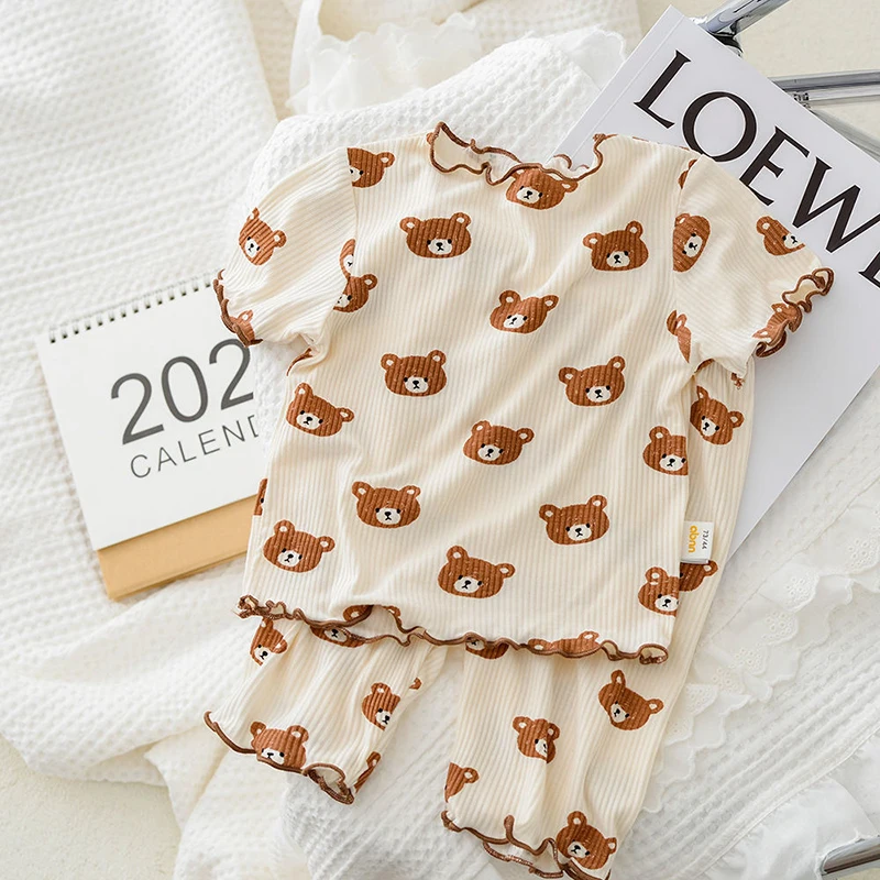 طقم بيجامة صيفي قطني كاجوال بت - مراجعة Baby Sleep Suit وسعره