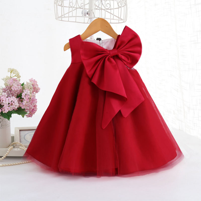 فستان بناتي صيفي بفيونكة كبيرة - مراجعة Baby Clothing Essentials وسعره