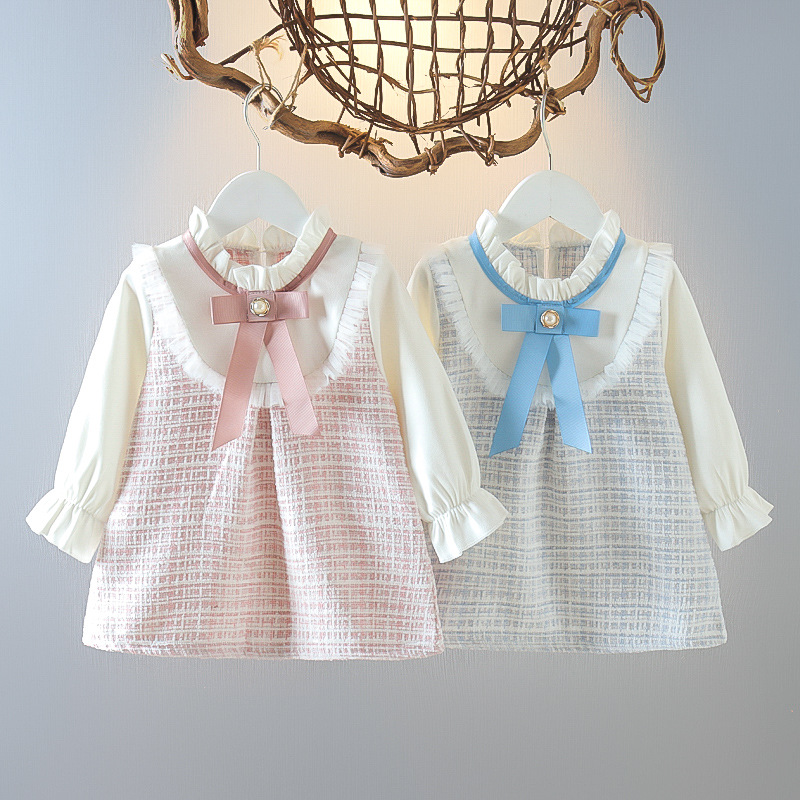 فستان جديد للفتيات الصغيرات بن - مراجعة Baby Clothing Korea وسعره