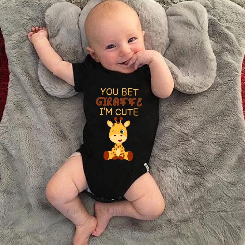 جديد لطيف الزرافة المطبوعة طقم - مراجعة Baby Clothing Brands وسعره