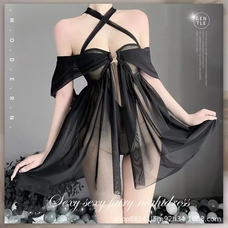 فستان قصير من الدانتيل لوليتا  - مراجعة Baby Gown Nightwear وسعره