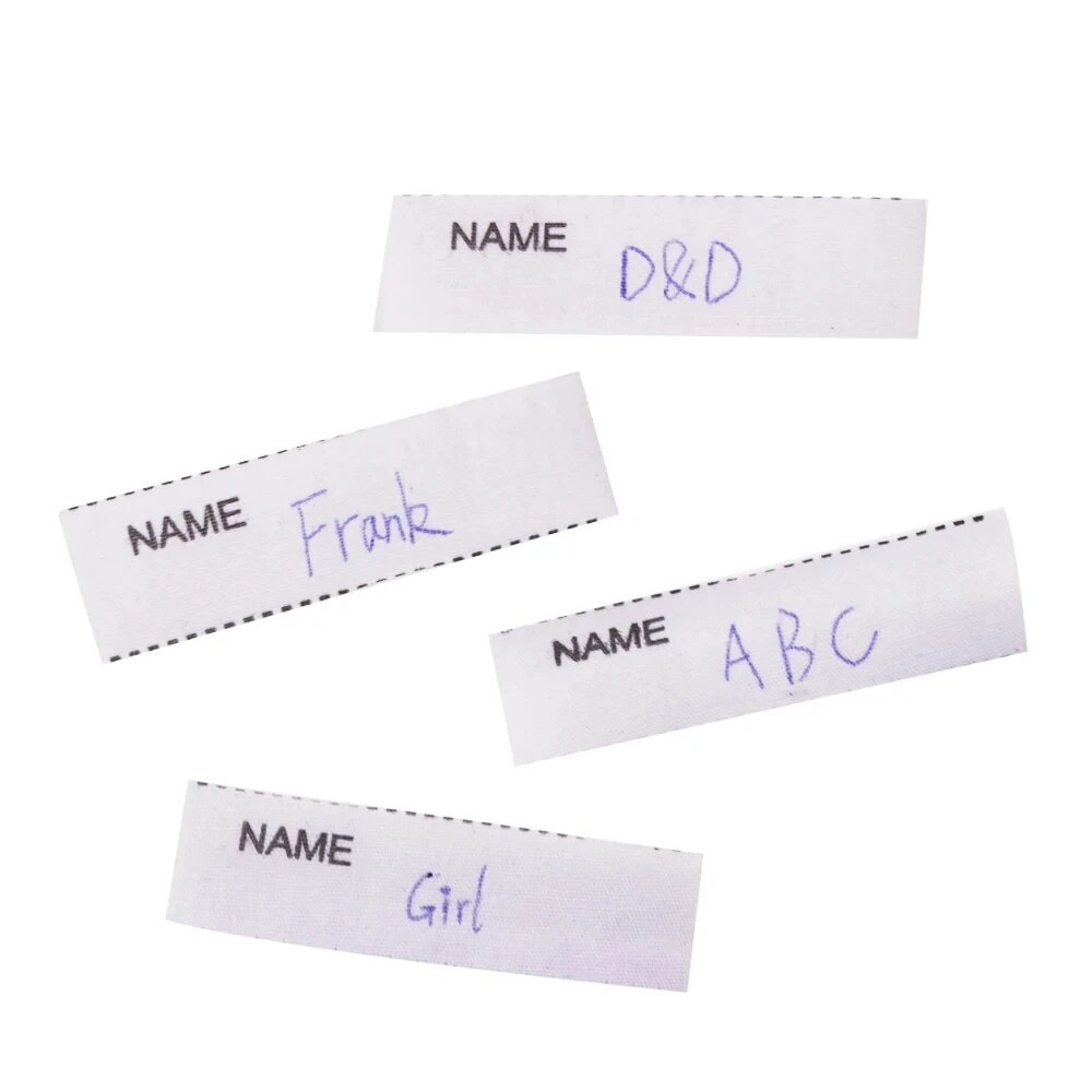 200 قطعة/الحزمة الأبيض قابل لل - مراجعة Baby Clothing Labels وسعره