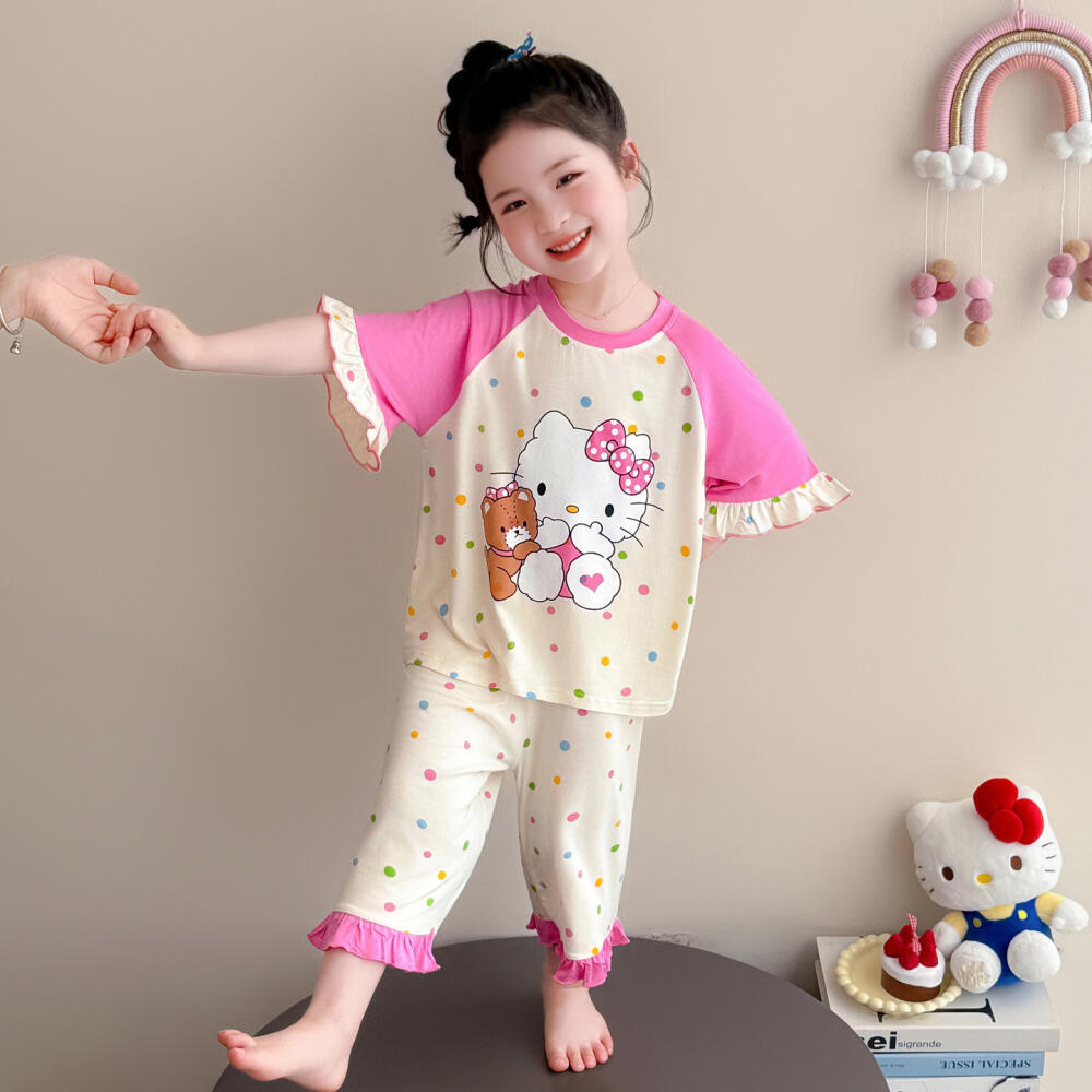 بيجامات سانريو هالو كيتي للفتي - مراجعة Baby Sleep Suit وسعره