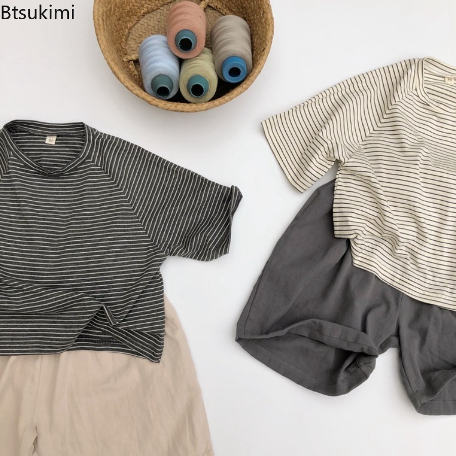 ملابس أطفال صيفية، قمصان قطنية - مراجعة Baby Clothing Korea وسعره