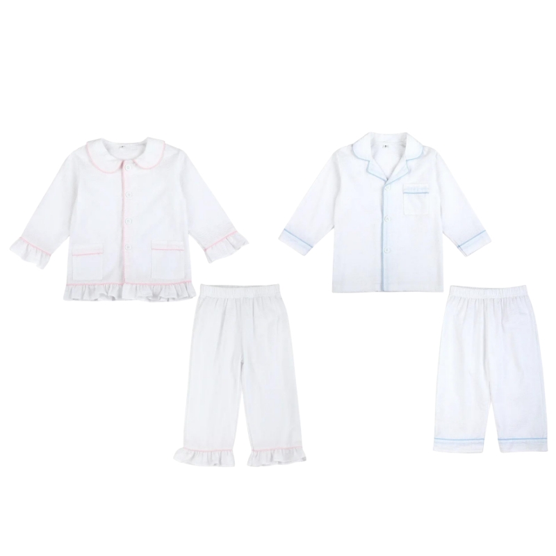 طقم بيجامة قطنية بيضاء للأطفال - مراجعة Baby Sleep Suit وسعره