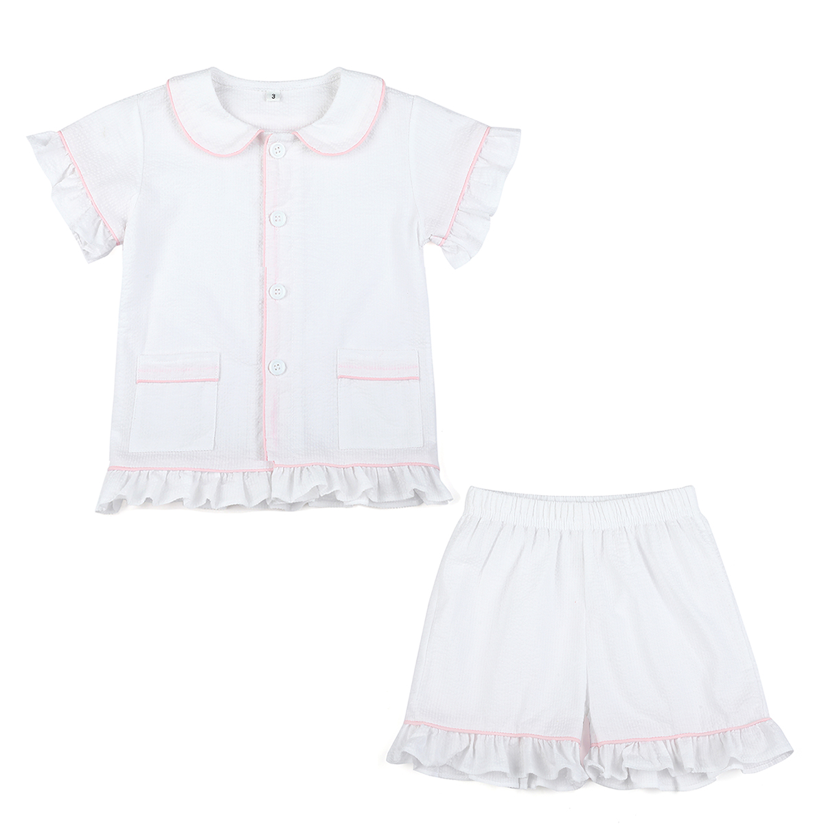 طقم بيجامة قطنية بيضاء للأطفال - مراجعة Baby Sleep Suit وسعره