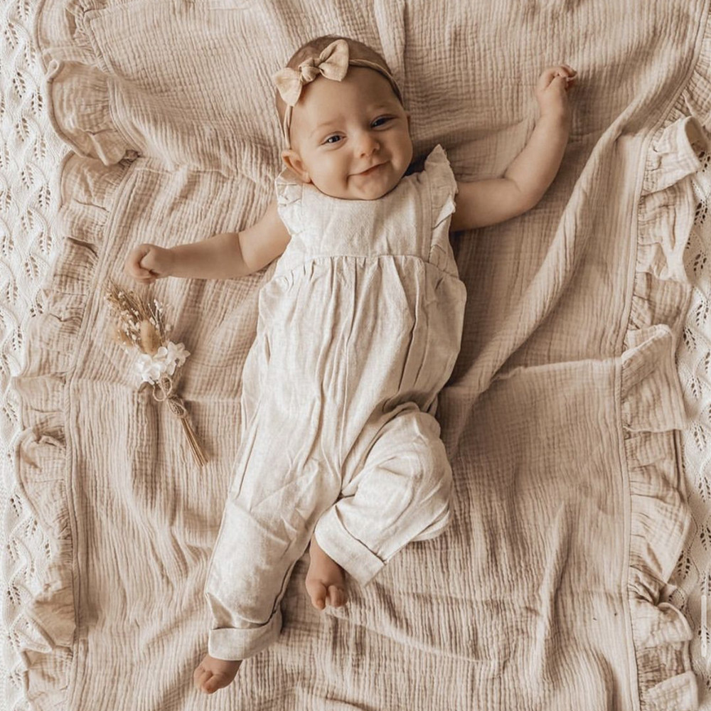 INS تكدرت الشاش الطفل قماط الب - مراجعة Baby Clothing Organic Cotton وسعره